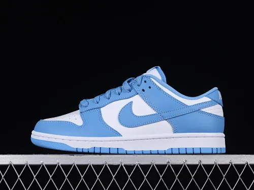 All categories Nk SB Dunk series Nk SB Dunk Low low-top sneakers M version pure original Nk Dunk Low "University Blue" white blue North Carolina white blue Dunk series low-top casual sports skateboard shoes DD1391-102